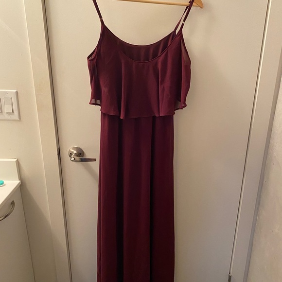 Show Me Your Mumu Caitlin dress in merlot - Picture 7 of 14